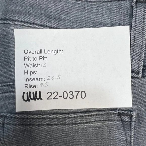 J. Crew High Rise Skinny Jeans Gray 25 - Picture 7 of 7